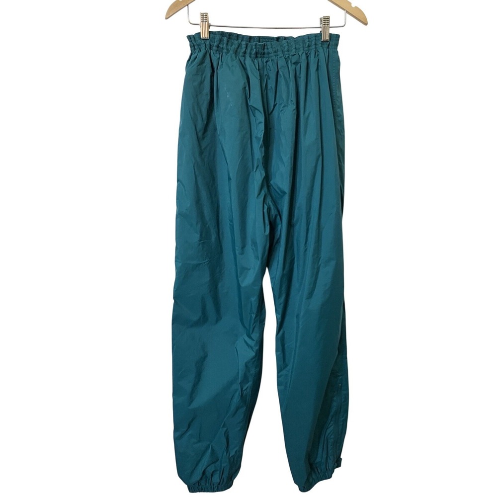 Vintage L.L. Bean Stowaway Pants Womens‎ XL Green Goretex Drawstring Outdoor